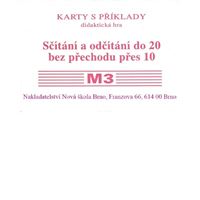 Sada kartiček M3 - Sčítání a odčítání do 20 bez přechodu přes 10
