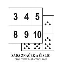Soubor značek a číslic
