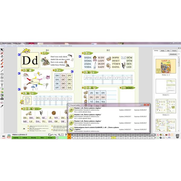 MIUč+ Čteme a píšeme s Agátou - školní multilicence, 5 let