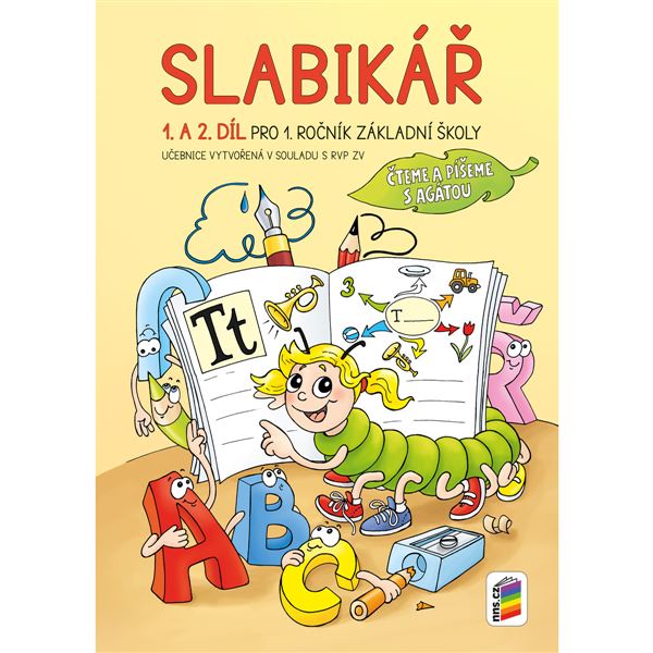 Slabikář 1. a 2. díl (tvrdá vazba) - Čteme a píšeme s Agátou