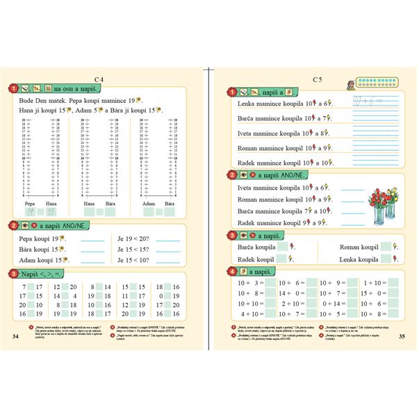 Matýskova matematika 3. díl - počítání do 20 bez přechodu přes 10 - učebnice
