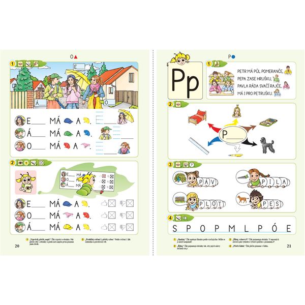 Čtenářské základy 2,rozvolněná prac. učebnice se samolepkami 