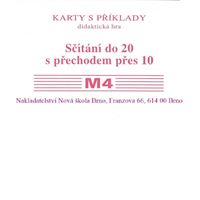 Sada kartiček M4 - Sčítání do 20 s přechodem přes 10