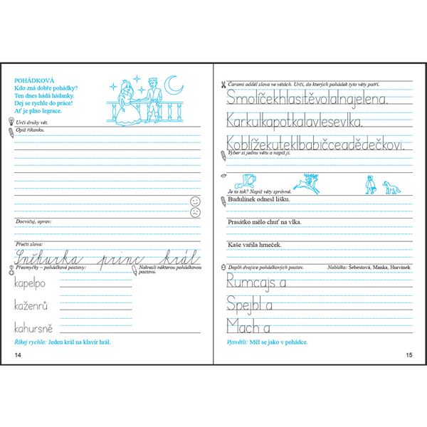 Písanka 2, 2. díl Píšeme tiskacím písmem