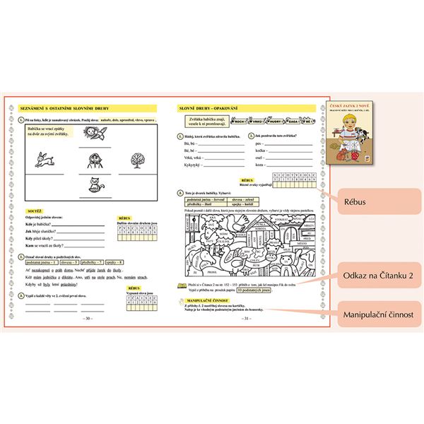 Český jazyk 2 - Pracovní sešit 2.díl (původní řada)