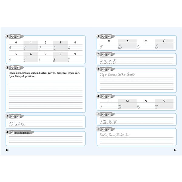 Start druháka - vstupní opakování základů čtení a psaní