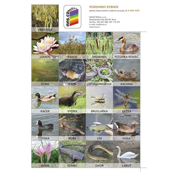 Já a můj svět 2- pexeso Podzimní rybník