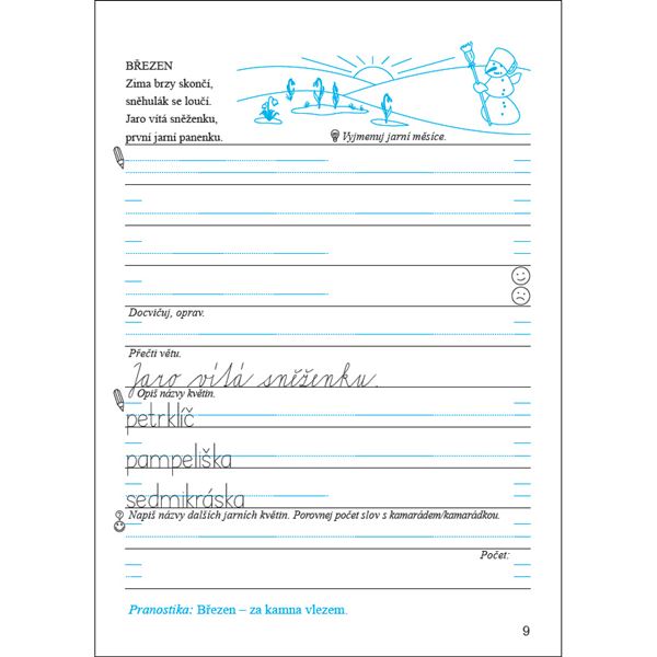 Písanka 3/2 Píšeme tiskacím písmem