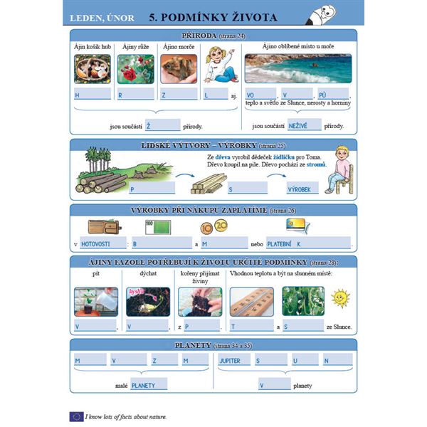 Já a můj svět - Prvouka pro 3. r. - pracovní listy