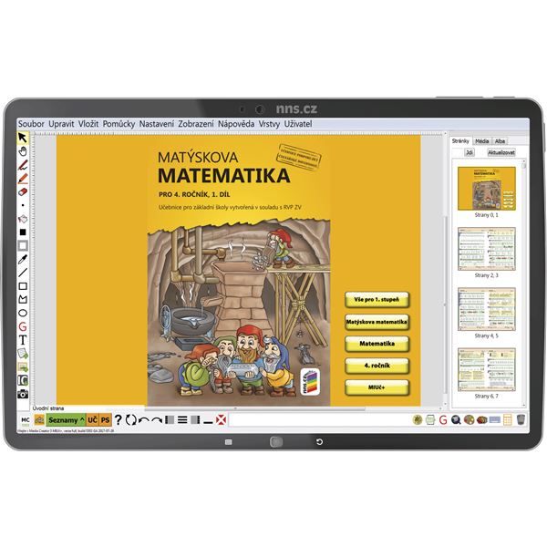 MIUč+ Matýskova matematika 4 r, 1.-2.d. a Geometrie - školní licence pro 1 učitele, 1 rok