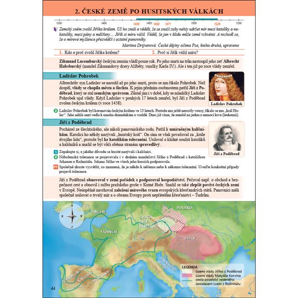 Vlastivěda 4 - Poznáváme naše dějiny - učebnice (Porozumění v souvislostech)