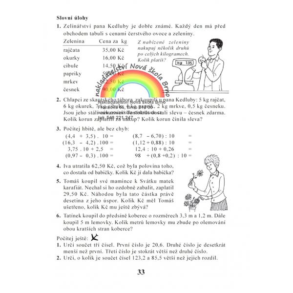 Od zlomku k desetinnému číslu - pracovní sešit