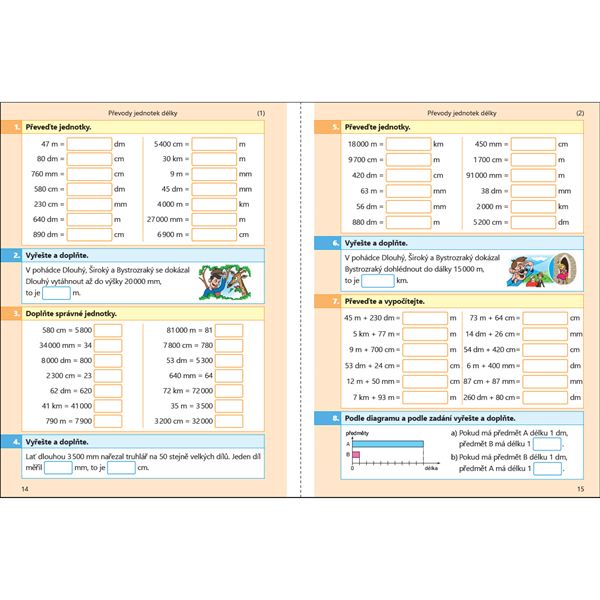 Testíky pro páťáky - matematika 1. díl barevný PS 