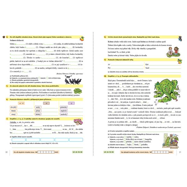 Český jazyk 5, 1. díl s Rózinkou a Oskarem - barevný pracovní sešit