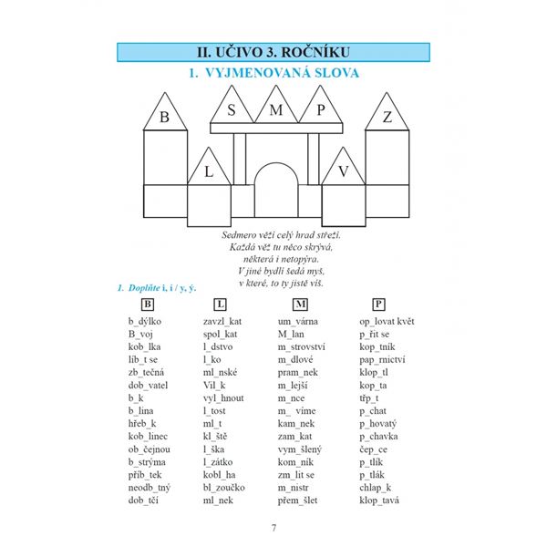 Opakujeme češtinu ve 3. - 5. r. - pravopisná cvičení, diktáty