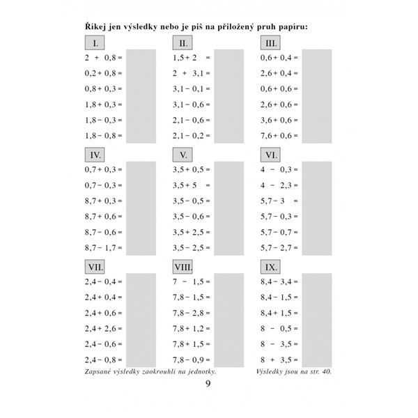 Počtářské chvilky 6 - pracovní sešit