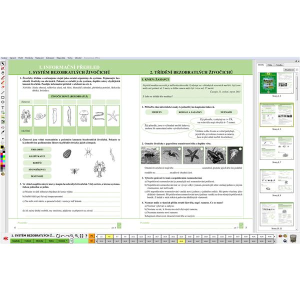 MIUč+ Přírodopis 6,2.d. - Bezobratlí živočichové - školní multilicence, 5 let