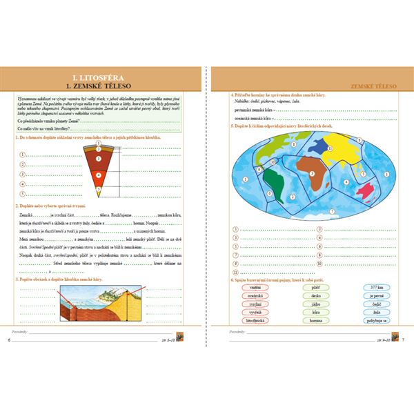 Zeměpis 6/2 - Přírodní obraz Země - pracovní sešit (barevný)