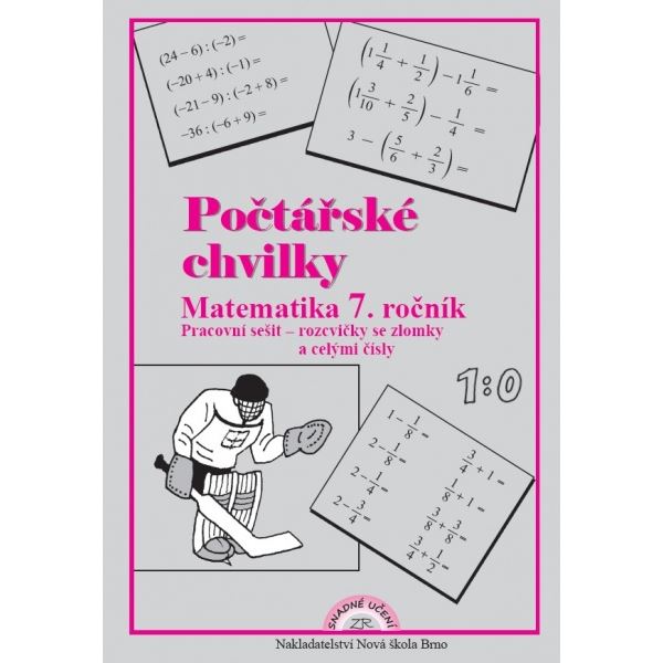 Počtářské chvilky 7 (zlomky, celá a racionální čísla) – pracovní sešit