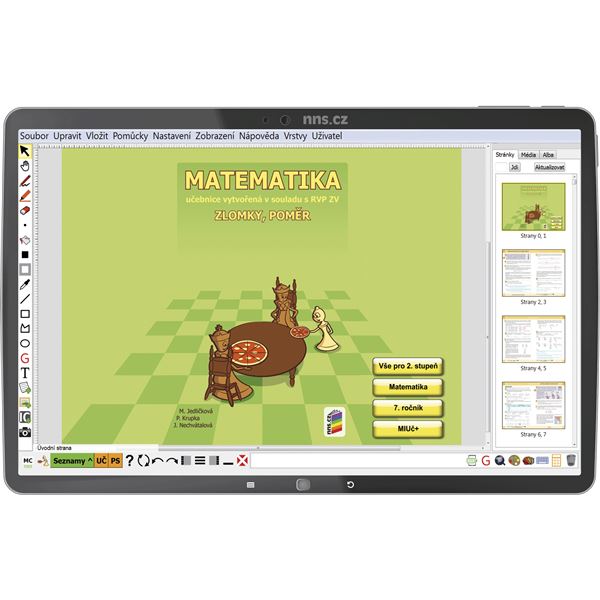 MIUč+ Matematika - Zlomky, poměr -  žákovská licence, 1 rok
