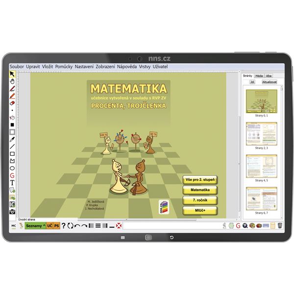 MIUč+ Matematika - Procenta, trojčlenka -  školní multilicence, 5 let