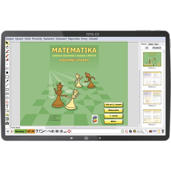 MIUč+ Matematika - Rovinné útvary -  školní multilicence, 1 rok