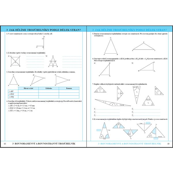 Matematika 7 - Rovinné útvary - Pracovní sešit
