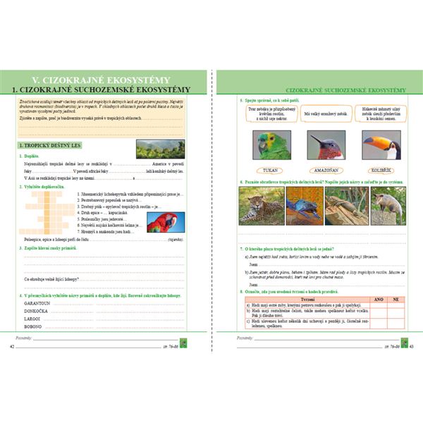 Přírodopis 7/1 - Strunatci - pracovní sešit (barevný)
