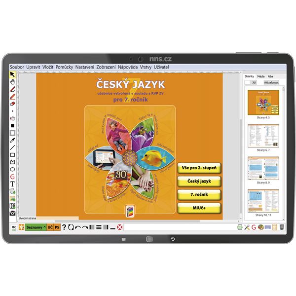 MIUč+ Český jazyk 7 -  školní licence pro 1 učitele, 1 rok