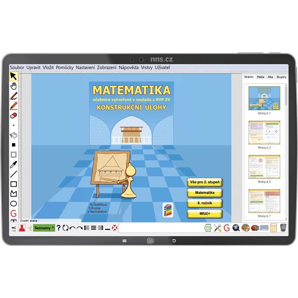 MIUč+ Matematika - Konstrukční úlohy - školní licence pro 1 učitele, 1 rok