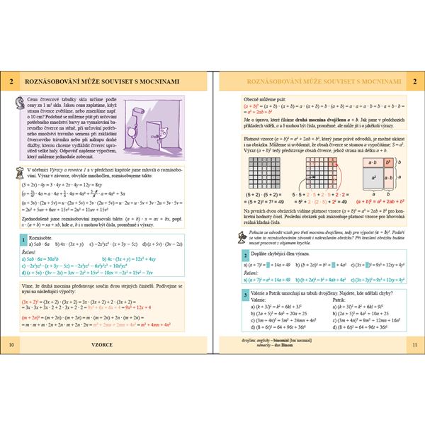 Matematika 8 - Výrazy a rovnice 2 - učebnice