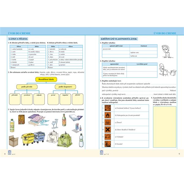 Chemie 8 - Úvod do obecné a anorganické chemie - barevný Pracovní sešit
