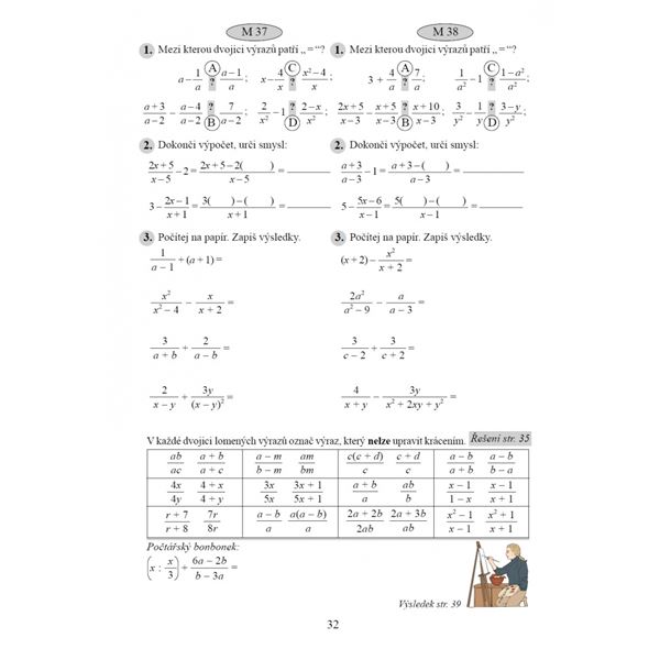 Chvilky s algebrou 9 – pracovní sešit