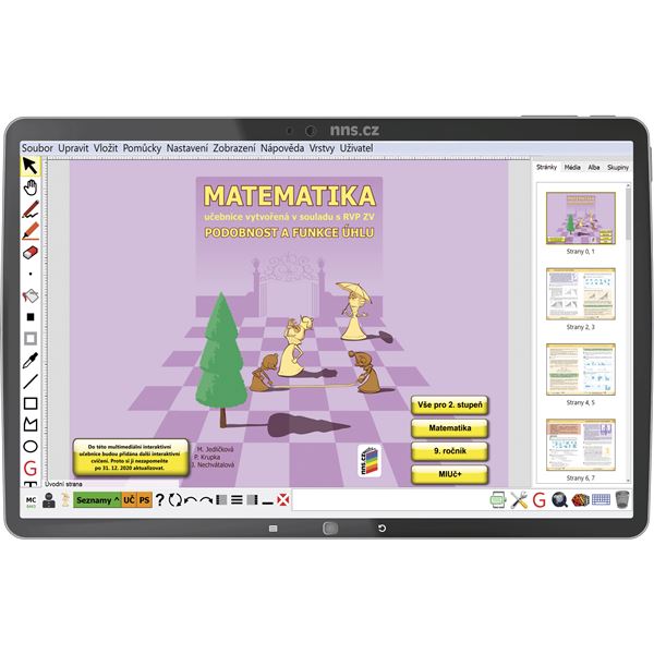 MIUč+ Matematika - Podobnosti a funkce úhlu - žákovská licence, 1 rok