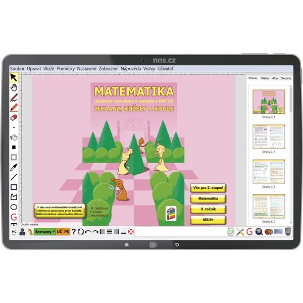 MIUč+ Matematika - Jehlany, kužele a koule - žákovská licence, 1 rok