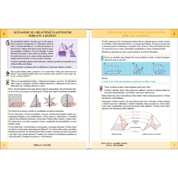 Matematika 9 - Jehlany, kužely a koule - učebnice 