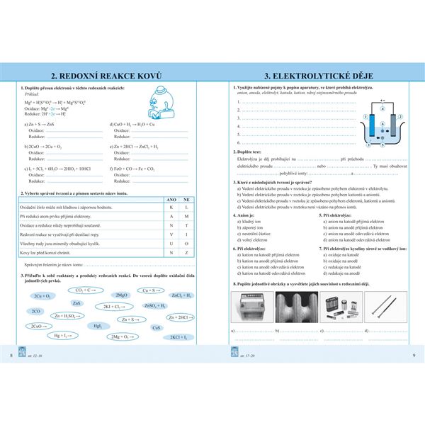 Chemie 9 - Úvod do obecné a organické chemie - Pracovní sešit
