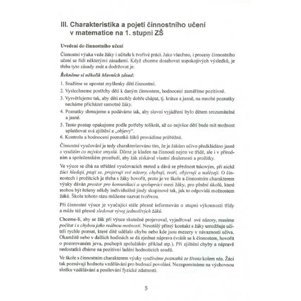 Metodický průvodce učebnicí Matematika 1 (původní řada)