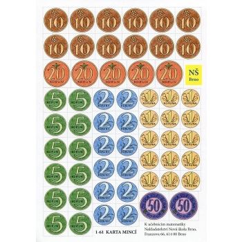 Papírové mince - karta