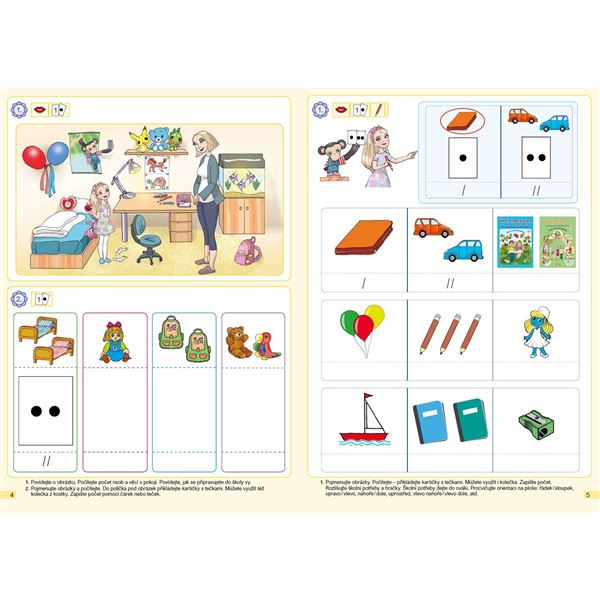 Matematika 1 - 1. díl - Počítáme s Emou a Hopem - pracovní učebnice