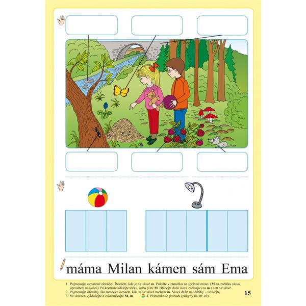 Živá abeceda s kocourem Samem (Čtení s porozuměním) - učebnice