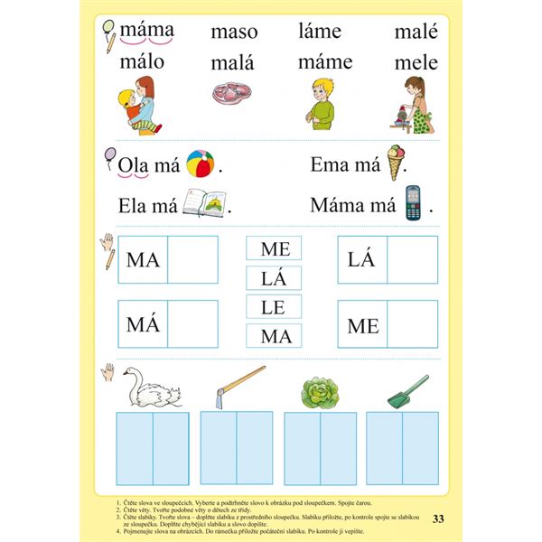 Živá abeceda s kocourem Samem (Čtení s porozuměním) - učebnice