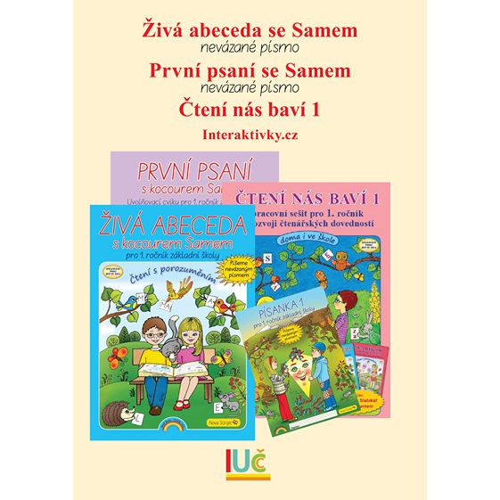 Roční IUČ Živá abeceda NOVA SCRIPT s kocourem Samem+Moje první psaní