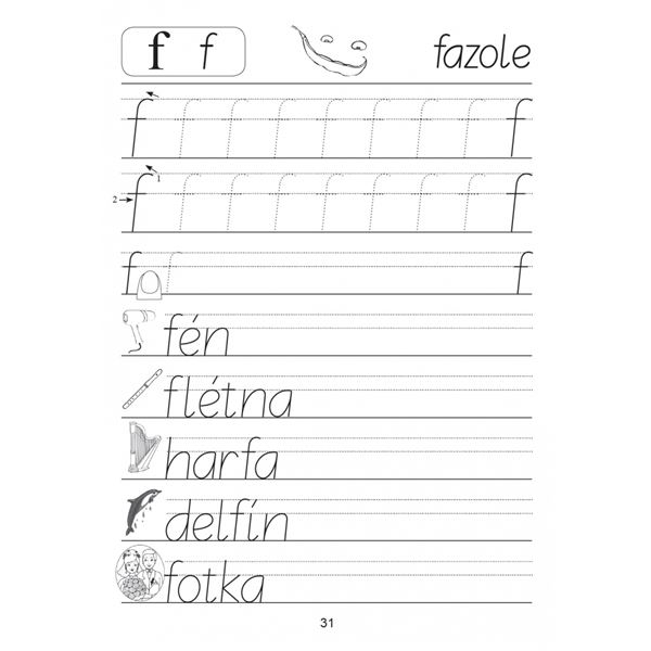 Písanka s kocourem Samem 3 - nevázané písmo