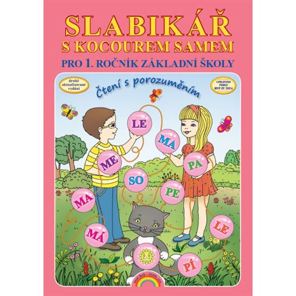 Slabikář s kocourem Samem (Čtení s porozuměním) tvrdá vazba