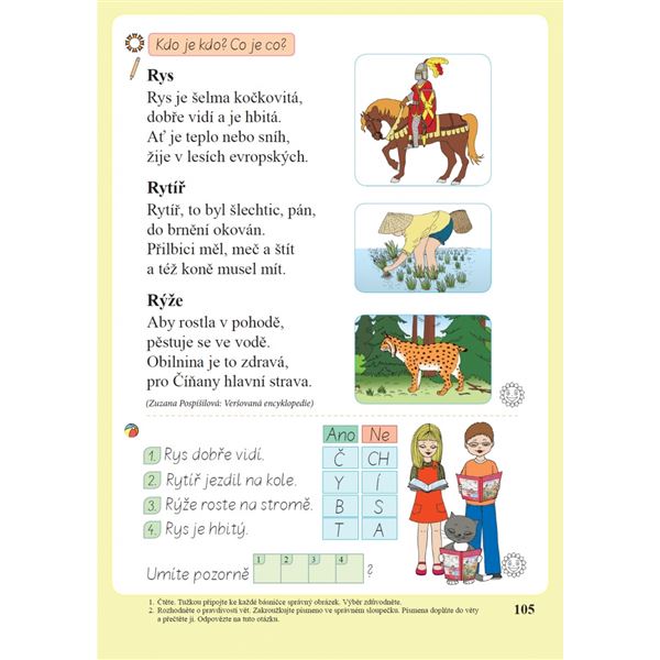 Slabikář s kocourem Samem (Čtení s porozuměním) tvrdá vazba