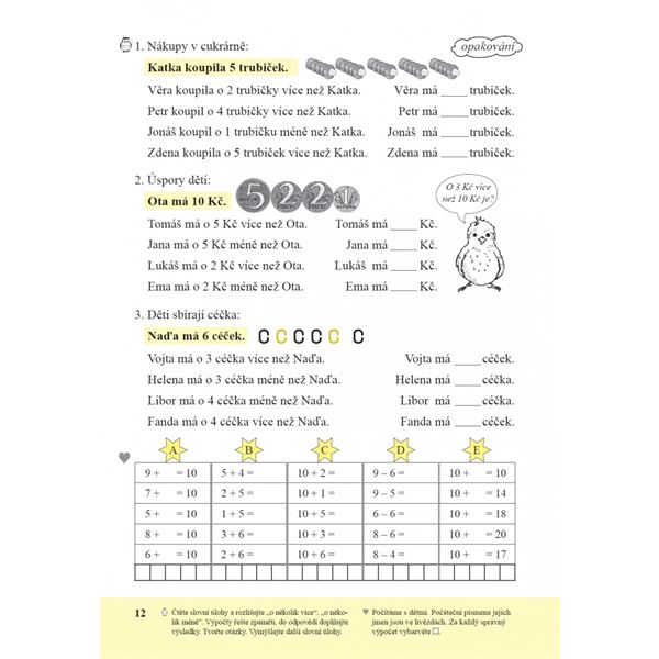 Veselé počítání 1. díl - Pracovní sešit k učebnici Matematika 2