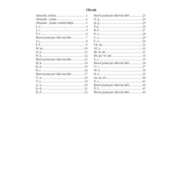 Písanka 2/1 - NOVA SCRIPT
