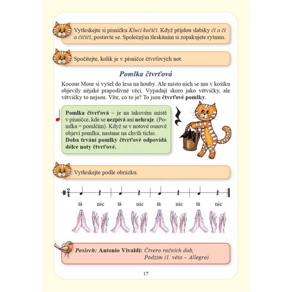 Hudební výchova s kocourem Mourem 2 - učebnice