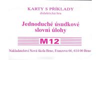 Sada kartiček M12 - Jednoduché úsudkové slovní úlohy